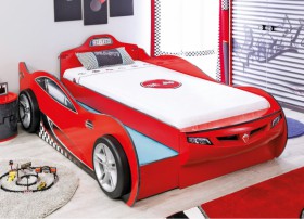 CARBED Кровать-машина Coupe с выдвижной кроватью Red 20.03.1306.00 в Называевске - nazyvaevsk.katalogmebeli.com | фото 1