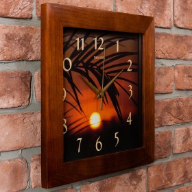 Часы настенные ДС-2АА28-460 ПАЛЬМА в Называевске - nazyvaevsk.katalogmebeli.com | фото