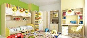 Детская комната Клаксон (Бежевый/корпус Клен) в Называевске - nazyvaevsk.katalogmebeli.com | фото 5