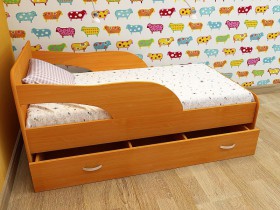 Кровать детская Максимка Млечный дуб/Венге в Называевске - nazyvaevsk.katalogmebeli.com | фото 4
