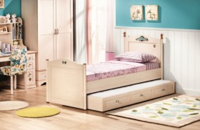 Кровать детская Балли 2-х уровневая (венге/белфорт) в Называевске - nazyvaevsk.katalogmebeli.com | фото 2