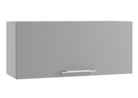 Гарда ПГ 800 шкаф верхний горизонтальный (Белый Эмалит/корпус Серый) в Называевске - nazyvaevsk.katalogmebeli.com | фото