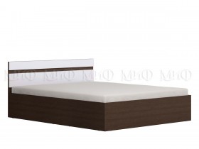 Ким кровать 1,4 (Венге/белый глянец) в Называевске - nazyvaevsk.katalogmebeli.com | фото 1