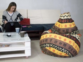 Кресло-груша Большое-Африка в Называевске - nazyvaevsk.katalogmebeli.com | фото 4