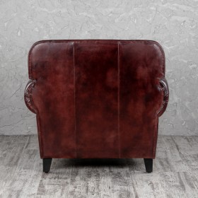 Кресло кожаное Элегант (Бордовый) в Называевске - nazyvaevsk.katalogmebeli.com | фото 5