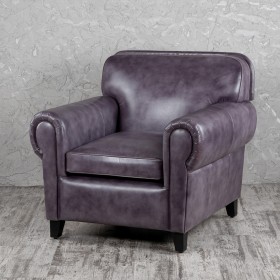 Кресло кожаное Элегант (Фиолетовый) в Называевске - nazyvaevsk.katalogmebeli.com | фото