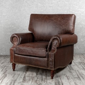 Кресло кожаное Лофт Аристократ (ширина 1100 мм) в Называевске - nazyvaevsk.katalogmebeli.com | фото