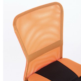 Кресло компактное BRABIX Smart MG-313 (черный, оранжевый) в Называевске - nazyvaevsk.katalogmebeli.com | фото 4