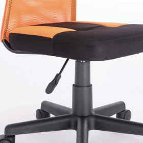 Кресло компактное BRABIX Smart MG-313 (черный, оранжевый) в Называевске - nazyvaevsk.katalogmebeli.com | фото 5