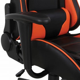 Кресло компьютерное BRABIX GT Racer GM-100 (черный, оранжевый) в Называевске - nazyvaevsk.katalogmebeli.com | фото 3