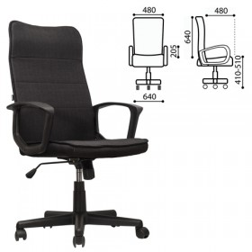 Кресло офисное BRABIX Delta EX-520 (черный) в Называевске - nazyvaevsk.katalogmebeli.com | фото 1