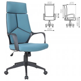 Кресло офисное BRABIX Prime EX-515 (голубая ткань) в Называевске - nazyvaevsk.katalogmebeli.com | фото