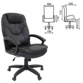 Кресло офисное BRABIX Trend EX-568 (черный) в Называевске - nazyvaevsk.katalogmebeli.com | фото 1