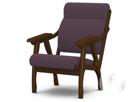 Кресло Вега-10 (орех лак/ULTRA PLUM) в Называевске - nazyvaevsk.katalogmebeli.com | фото 1