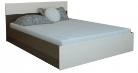 Кровать 0,8м Юнона с настилом (Венге / Дуб) в Называевске - nazyvaevsk.katalogmebeli.com | фото 2