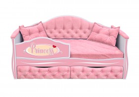 Кровать 160 серии Иллюзия 2 ящика 15 Бледно-розовый (подушки) в Называевске - nazyvaevsk.katalogmebeli.com | фото