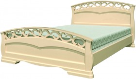 Кровать Грация-1 из массива сосны 1600*2000 Белый античный в Называевске - nazyvaevsk.katalogmebeli.com | фото 17