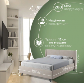 Кровать "Лорен" 1600х2000 в Называевске - nazyvaevsk.katalogmebeli.com | фото 5