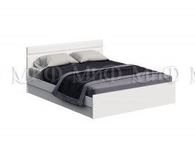 Кровать Нэнси New 1,4м (Белый/белый глянец) в Называевске - nazyvaevsk.katalogmebeli.com | фото