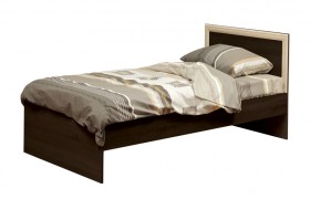 Кровать одинарная 21.55 (шир. 900) с настилом (венге/профиль дуб линдберг)/осн. в Называевске - nazyvaevsk.katalogmebeli.com | фото
