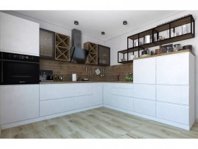 Модульная кухня Бронкс 1,8 м (Кварц) в Называевске - nazyvaevsk.katalogmebeli.com | фото 5