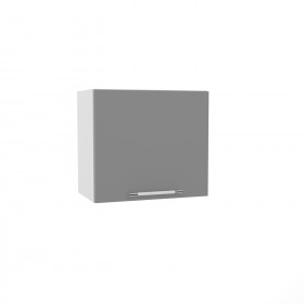 Лофт ВПГ 500 шкаф верхний горизонтальный высокий (Штукатурка белая/корпус Серый) в Называевске - nazyvaevsk.katalogmebeli.com | фото