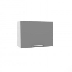 Лофт ВПГ 600 шкаф верхний горизонтальный высокий (Штукатурка белая/корпус Серый) в Называевске - nazyvaevsk.katalogmebeli.com | фото