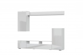 Мебель для гостиной МГС 4 (Белый/Белый глянец) в Называевске - nazyvaevsk.katalogmebeli.com | фото 7