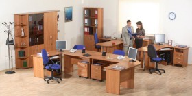 Мебель для персонала Альфа 61 Ольха в Называевске - nazyvaevsk.katalogmebeli.com | фото