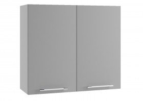 Монца ВП 800 шкаф верхний высокий (Белый софт/корпус Серый) в Называевске - nazyvaevsk.katalogmebeli.com | фото