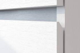 Модульная система "Токио" Тумба прикроватная Белый текстурный / Белый текстурный в Называевске - nazyvaevsk.katalogmebeli.com | фото 4