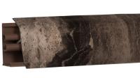 Плинтус LB-38, L=3000мм, мрамор бергамо темный в Называевске - nazyvaevsk.katalogmebeli.com | фото 1