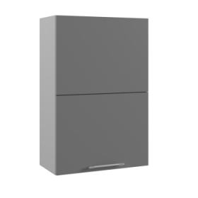 Ройс ВПГПМ 600 Шкаф верхний высокий Blum Aventos HF (Графит софт/корпус Серый) в Называевске - nazyvaevsk.katalogmebeli.com | фото