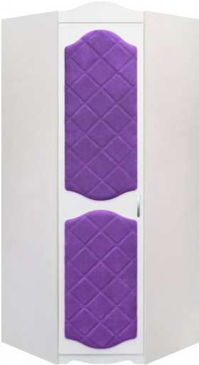 Шкаф угловой Иллюзия 32 Фиолетовый в Называевске - nazyvaevsk.katalogmebeli.com | фото
