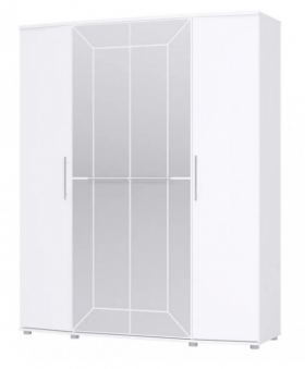 Шкаф 4х дверный Амели 1805 Белый в Называевске - nazyvaevsk.katalogmebeli.com | фото