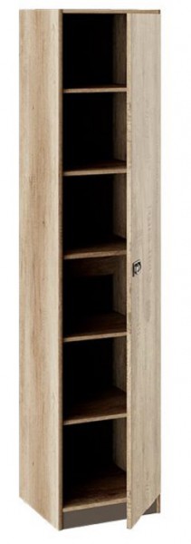Шкаф для белья «Пилигрим» (Дуб Каньон светлый, Фон серый) в Называевске - nazyvaevsk.katalogmebeli.com | фото 2