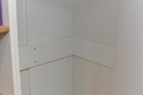 Шкаф угловой «Оксфорд» (Ривьера/Белый с рисунком) в Называевске - nazyvaevsk.katalogmebeli.com | фото 5