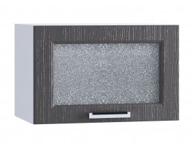 Шкаф верхний горизонтальный со стеклом 500, ШВГС 500 (Клен серый/корпус белый) в Называевске - nazyvaevsk.katalogmebeli.com | фото