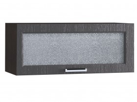 Шкаф верхний горизонтальный со стеклом 800, ШВГС 800 (Клен серый/корпус венге) в Называевске - nazyvaevsk.katalogmebeli.com | фото