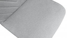 Стул «Шерри» К3 Черный муар/Микровелюр Jercy Silver в Называевске - nazyvaevsk.katalogmebeli.com | фото 3