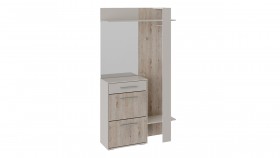 Шкаф для одежды «Нуар» тип 1 Фон серый/Дуб сонома в Называевске - nazyvaevsk.katalogmebeli.com | фото 2