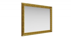 Зеркало навесное "Айрум"/(дуб кальяри / профиль: золото с орнаментом) в Называевске - nazyvaevsk.katalogmebeli.com | фото 1
